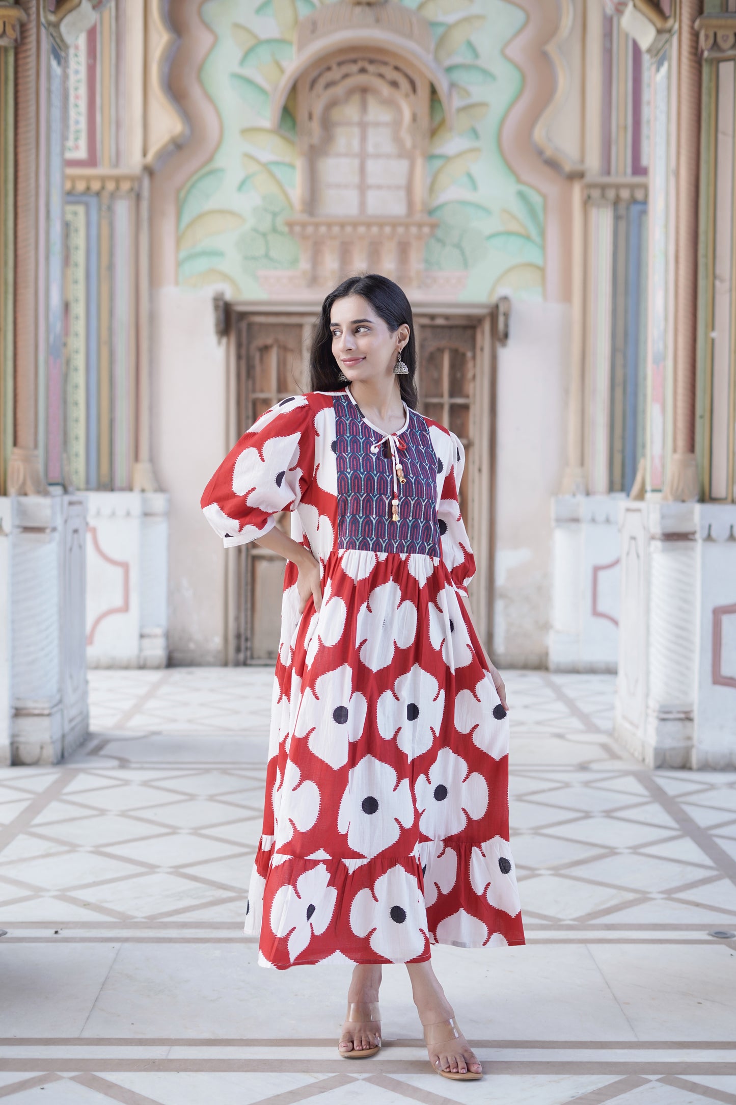 SOHO STROLL  DRESS RED