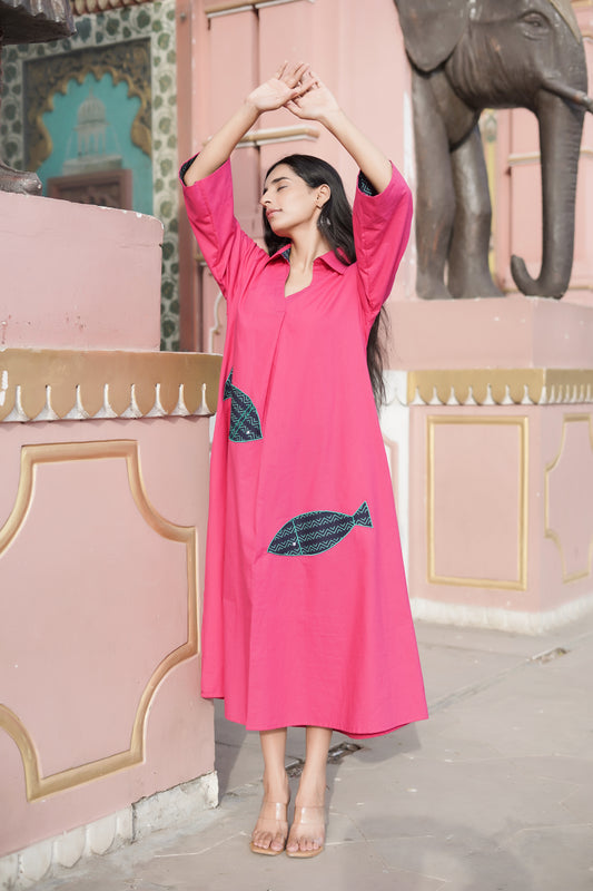 Madison Muse dress Fuchsia
