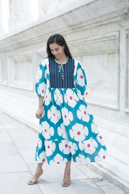 SOHO STROLL  DRESS BLUE